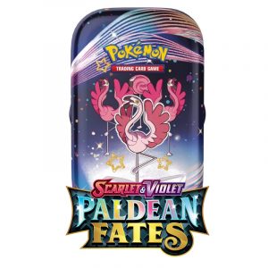 Pokémon TCG Scarlet & Violet Paldean Fates Mini Tin Collection Flamigo