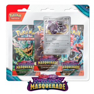 Twilight Masquerade 3 blister Revavroom Pokemon Trading Card Game